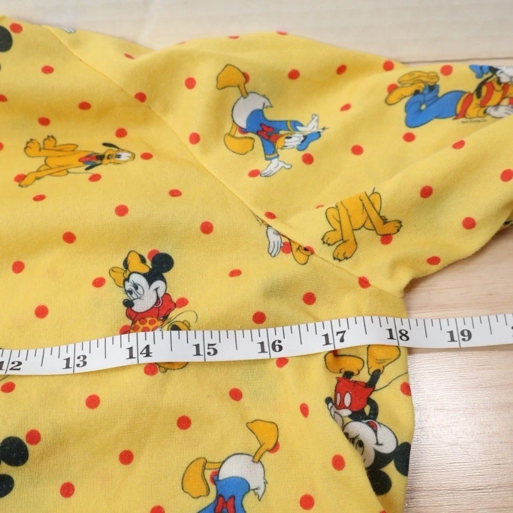 VTG Children's Pediatric Disney Mickey Minnie Mouse Goofy Pluto Hospital Gown